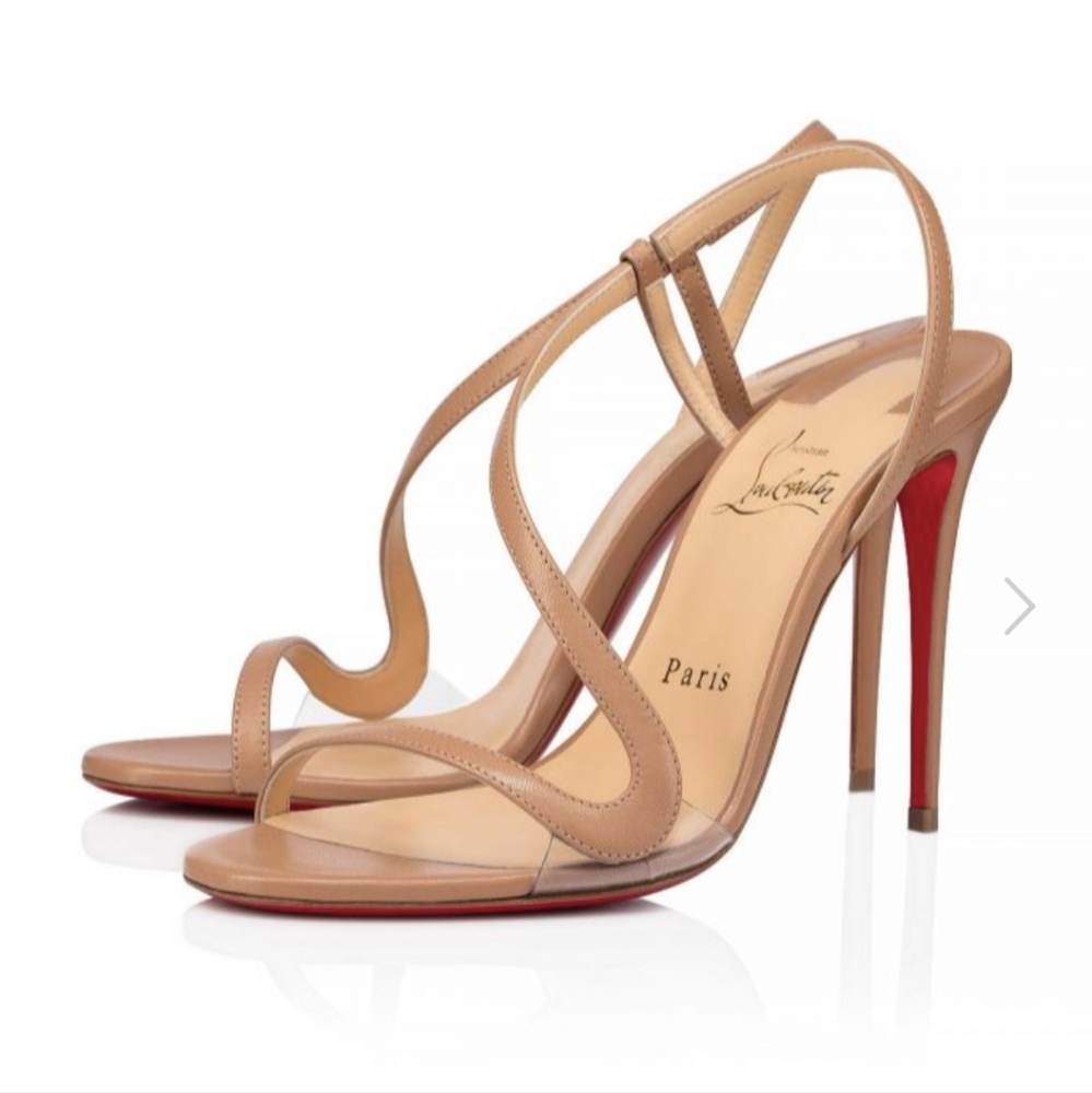 Authentic Christian Louboutin Rosalie 100mm Stiletto Heels